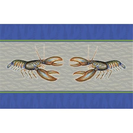 Betsy Drake Betsy Drake DM081 18" x 26" Lobster Doormat DM081